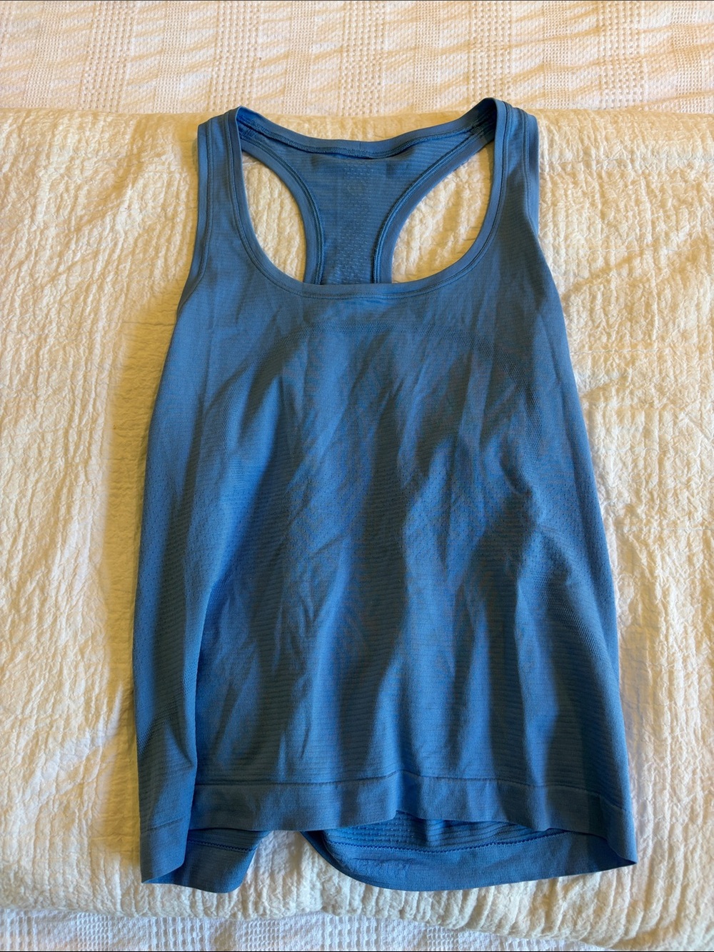 lululemon athletica Blue Racerback Performance Tank
